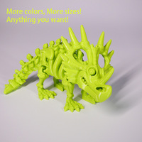 Fabricant d'impression 3D, jouets STEM personnalisés, squelette de dinosaure articulé, figurines à articulations mobiles, PLA, PETG, ABS, vente en gros