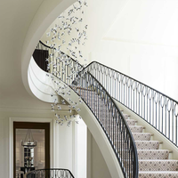 Lustre en cristal artistique ANNO pour l'éclairage de plafond de penthouse