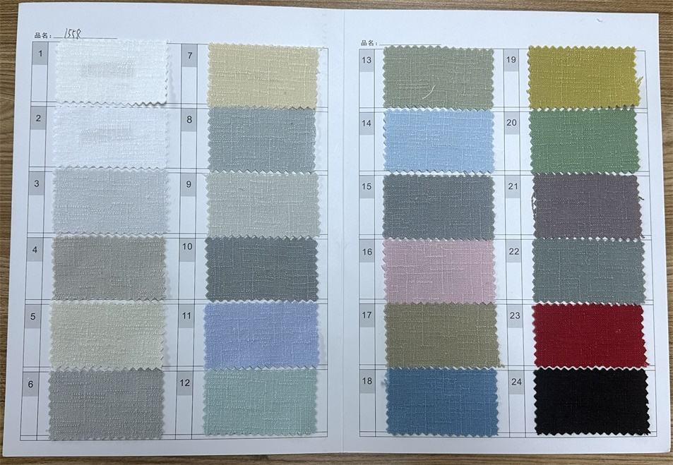 Faux Linen Colour Card