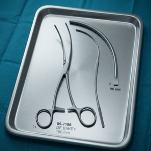 De-Bakey Atraumata Steel Manual Reusable Peripheral Vascular <b>Clamps</b> 190mm - Product Image 2