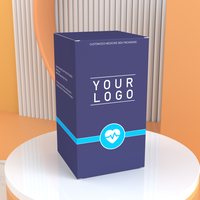 Boîte d'emballage en carton pour comprimés et pilules médicales, personnalisable avec logo, recyclable et imprimée