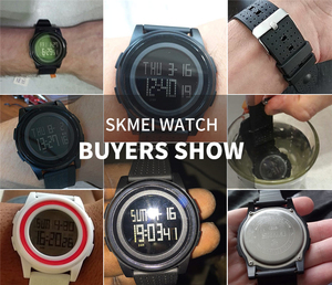 SKMEI 1206 Đồng Hồ Nam LED Kỹ Thuật Số Đồng Hồ Thể Thao Đồng Hồ Mỏng Không Thấm Nước Đồng Hồ Đeo Tay Nam - Product Image 6