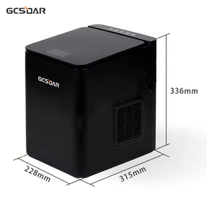 เครื่องทำน้ำแข็ง GCSOAR Z6E 12 กก. สำหรับใช้ในบ้าน สำนักงาน ชงกาแฟ/ทำความเย็น ระบบพลังงานแสงอาทิตย์แบบตั้งโต๊ะ 110-120V/220-240V - Product Image 2