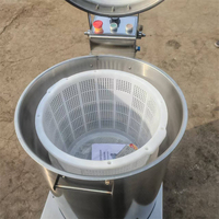 Machine de déshydratation centrifuge rotative industrielle en acier inoxydable pour la laitue, les chips de pommes de terre, les frites et les légumes