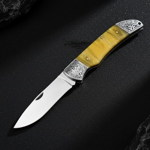 Classic Stainless Steel Non-Adjustable Folding <b>Bread</b> <b>Knife</b> 220mm Resin Handle Camping Survival Tool OEM/ODM Customizable DIY - Product Image 6