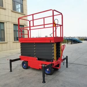 Meja Angkat Hidrolik Gunting Elektrik Kapasitas 9m 500KG, Baja, Bersertifikasi CE ISO, Peralatan Pengangkat Dalam Ruangan - Product Image 2