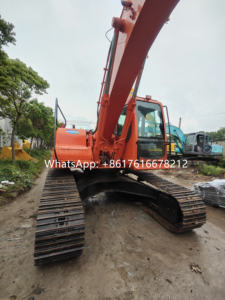 Excavatrice sur chenilles d'occasion Doosan DH220, 22 tonnes, moteur et pompe haute puissance, garantie 1 an, origine Corée - Product Image 5