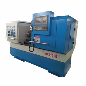 Trung Quốc nhà máy của tốc độ cao chính xác ngang ck6136 <span class=keywords><strong>CNC</strong></span> Máy tiện hoàn toàn tự động fanuc điều khiển giường phẳng kim loại cơ khí - Product Image 1