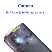 MEFERI ME61 4G Wi-Fi, Colector de Datos Portátil Inalámbrico, PDA Resistente IP67, Escáner de Código de Barras, Android 13, para Logística e Inventario