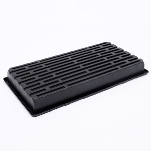 Panier à <span class=keywords><strong>semis</strong></span> rectangulaire noir personnalisé épaissi, <span class=keywords><strong>pot</strong></span> de pépinière <span class=keywords><strong>en</strong></span> <span class=keywords><strong>plastique</strong></span> <span class=keywords><strong>pour</strong></span> la germination de légumes et de plantes succulentes - Product Image 1