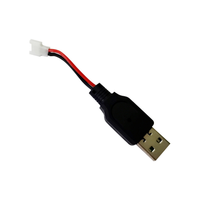Chargeur de batterie LiPo 3.7V câble de charge USB prise air-air petite tête blanche X5C aviator X320 chargeur