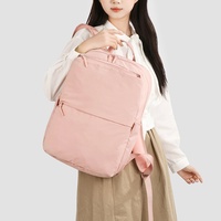 Nouveau sac à dos unisexe en polyester pour les déplacements professionnels, grande capacité, pour ordinateur portable, avec fermeture éclair double épaule