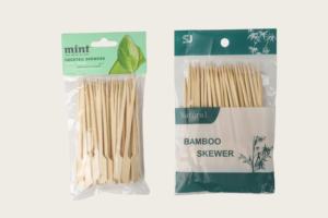 Machine à brochette en bambou de 36 pouces Eco Touch Bâtonnets de bambou sans danger pour les brochettes et la brosse pour barbecue Durable et durable - Product Image 6