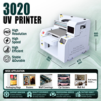 Imprimante UV à plat grand format 3020 pour panneaux de meubles et lignes de production publicitaire avec vernis blanc et CMYK