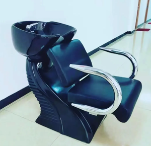 Meilleures ventes de mobilier de salon : Bac à shampoing moderne en cuir pour salon de coiffure - Product Image 3