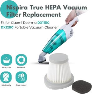 การเปลี่ยนไส้กรอง HEPA ใช้ได้<span class=keywords><strong>กับ</strong></span>เครื่องดูดฝุ่นแบบพกพา <span class=keywords><strong>Xiaomi</strong></span> <span class=keywords><strong>Deerma</strong></span> DX118C DX128C - Product Image 4