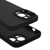 Pour iPhone série 16 impression UV étui de téléphone noir mat étui en silicone souple à fond plat personnalisé pour IPhone16,15 ,14, etc.