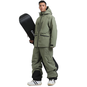 <span class=keywords><strong>Tuta</strong></span> da Sci Invernale Personalizzata da <span class=keywords><strong>Uomo</strong></span>, Completo da <span class=keywords><strong>Snowboard</strong></span> Impermeabile e Termico in 2 Pezzi, Set Salopette da Sci Calda per Esterno, <span class=keywords><strong>Tuta</strong></span> da Neve - Product Image 2