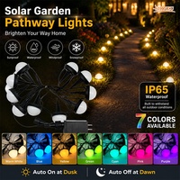 Guirlande lumineuse LED RVB multicolore 2700K pour jardin extérieur, étanche IP65, âme en cuivre, Ra80, 5.5V, 50000 heures, pour couloir et pelouse
