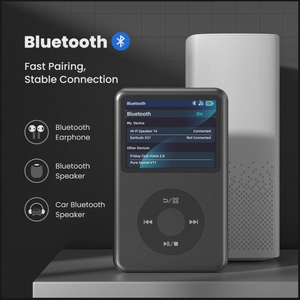 Tùy Chỉnh 128GB Xách Tay Âm Thanh MP3 Âm Nhạc Máy Nghe Nhạc Với Được Xây Dựng Trong Loa FM Đài Phát Thanh Ghi EBook Video Máy Nghe Nhạc Hỗ Trợ Flac Định Dạng - Product Image 6