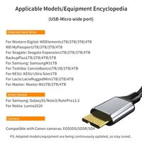Câble USB 3.0 haute performance et haute vitesse, type A mâle vers Micro B, en PVC, pour caméra et disque dur, plusieurs longueurs disponibles : 1 m, 3 m