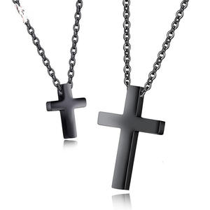 Custom Uomini della Collana Dei Monili del Commercio All'ingrosso di Gioielli In Acciaio Inox Ciondolo Croce <span class=keywords><strong>Preghiera</strong></span> Inciso Christian - Product Image 1