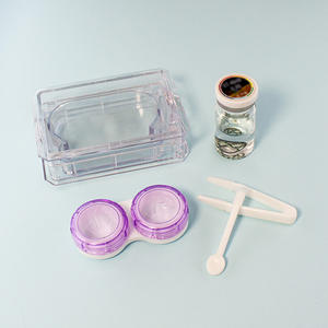 Atacado Cosmetic <span class=keywords><strong>Contact</strong></span> Lenses Box Set com pinças Colorido <span class=keywords><strong>Contact</strong></span> <span class=keywords><strong>Lens</strong></span> Case Set para Eye Care Travel Kit Holder Container - Product Image 5