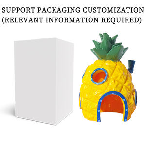 Hot Verkoop Op Maat Gemaakte Vis Hide Speler Garnalen Nest Vis Tank <span class=keywords><strong>Aquarium</strong></span> Pvc Voor Huisdecoratie <span class=keywords><strong>Aquarium</strong></span> Decoratie Ananas Huis - Product Image 6