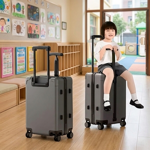 <span class=keywords><strong>Maleta</strong></span> <span class=keywords><strong>Infantil</strong></span> Unisex con <span class=keywords><strong>Ruedas</strong></span> de Neopreno de 20 Pulgadas, con Cierre, Impermeable, Asa Suave y Candado, para Viajes y Embarque, 2025 - Product Image 3