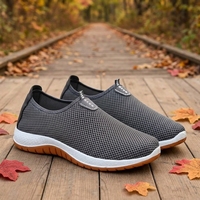 Chaussures respirantes en maille Hongyan, chaussures décontractées, légères, à semelle souple, chaussures de marche populaires en ligne