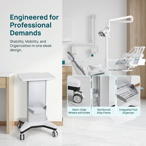 Chariot de beauté multifonctionnel avec étagère de rangement pour salon professionnel et support d'appareils de spa médical - Product Image 3