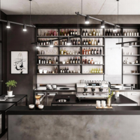 Comptoirs en pierre artificielle pour restaurants, pâtisseries, cafés, présentoirs de boulangerie, mobilier de salon pour bars