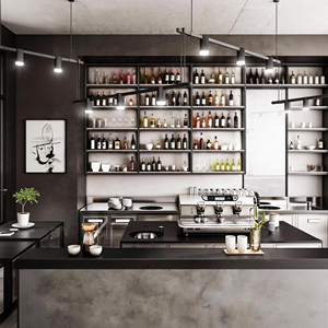 Comptoirs de restaurant en pierre artificielle, comptoirs de pâtisserie, comptoirs de présentation, meubles de salon pour comptoir de bar - Product Image 6