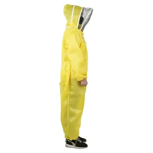 Pomelo New Beekeeping Protective <b>Suit</b> Yellow Jumpsuit Polyester Thick & Breathable 1 Year Warranty One-piece Anti <b>Bee</b> <b>Suit</b> - Product Image 4