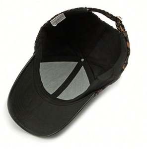 Casquette de baseball personnalisée pour hommes et femmes, printemps-automne, avec estampage à chaud, visière rigide, protection solaire extérieure, style hip-hop - Product Image 5