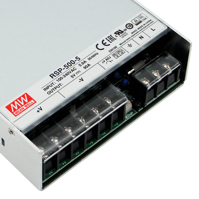 MeanWell Original RSP-500 500W LED Switching Power Supply Single Output 27V 18.6A Wholesale 3.3V 4V 12V 15V 24V 48V