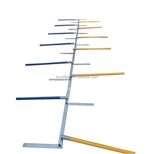 Agility Set Dog Weaving <span class=keywords><strong>Poles</strong></span> Dog Obstacle Course Metal Dog <span class=keywords><strong>Weave</strong></span> Pole - Product Image 3