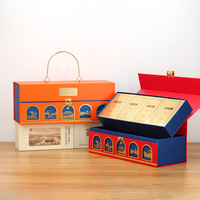 Caja de Regalo de Lujo para Pastel Lunar 2025, con Diseño Personalizado, para Chocolate y Whisky, con Relieve y Recubrimiento UV