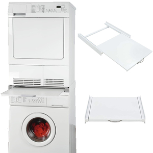 Kit di impilamento per lavanderia in metallo per mobili in acciaio con cassetto di stoccaggio per lavasciuga scaffali di stoccaggio - Product Image 4