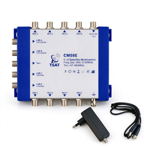 Sat-<span class=keywords><strong>Multischalter</strong></span> für 8 Abonnenten & 1 Satellit, Quad & Quattro <span class=keywords><strong>LNB</strong></span> Kompatibel, DVB-S <span class=keywords><strong>Multischalter</strong></span> 5/8 - Product Image 2