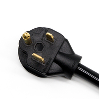 Câble d'extension pour soudeuse, usage industriel extérieur intensif, 250V 10 AWG, 3 broches NEMA 6-50P vers 6-50R, certifié ETL, IP65, 50 pieds