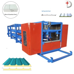 Thiết bị cho doanh nghiệp nhỏ ở nhà prefab nhà phòng lạnh EPS đá len/len khoáng sản Sandwich panel dây chuyền sản xuất/máy - Product Image 1