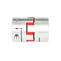 Accouplement élastique en polyuréthane rouge GR14 OD30mm Longueur 35mm Diamètre intérieur 10mm avec 2 rainures en U