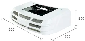 AC.133.161 Congélateur de chambre froide R404A Unité de réfrigération à condensation pour climatiseur de voiture avec compresseur 5H14 138CC