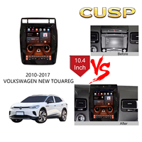 Kit de panneaux de voiture VW TOUAREG 2010-2017, autoradio Android 9,7 pouces TFT avec Wi-Fi intégré, DSP, CarPlay