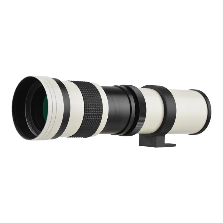 MF Super Telephoto Zoom Lens F/8.3-16 420-800mm T Mount UV/CPL/FLD Filters Set Adapter Ring for Nikon Camera