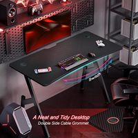 Table de bureau gaming moderne et économique pour PC, esports, avec cadre RGB – Vente en gros usine