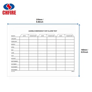 Etichetta di Sicurezza per Registrazione Estintore in PVC, Vendita Calda - Product Image 4