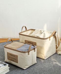 Bathliving Room Storage Foldable Durable Modern Style Fabric Bedroom <b>Large</b> Capacity Home Furniture Basket - Product Image 4