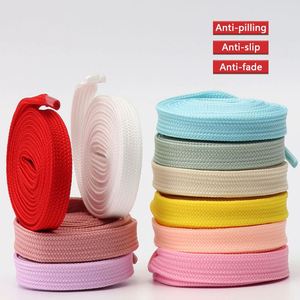 Lacets de chaussures en polyester épais de haute qualité, 8 mm de large, lacets plats colorés pour baskets, qualité supérieure - Product Image 3